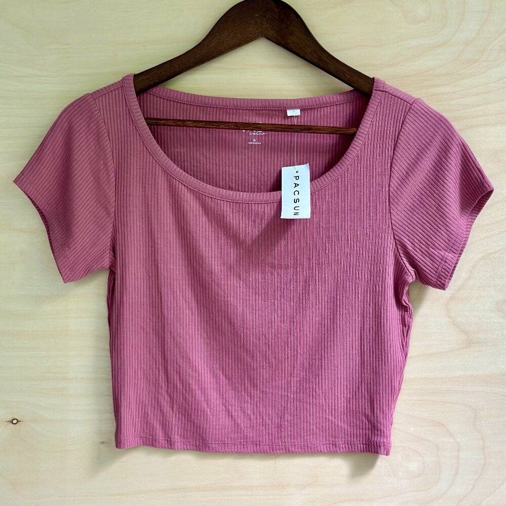 NWT PacSun PAC Cares Dusty Rose T-Shirt Size M